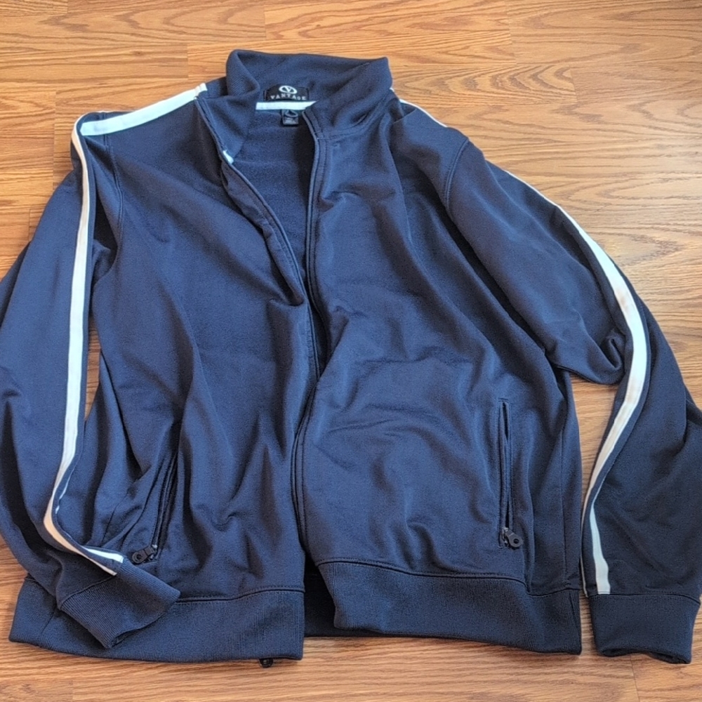 Men's Navy Blue Track Jacket